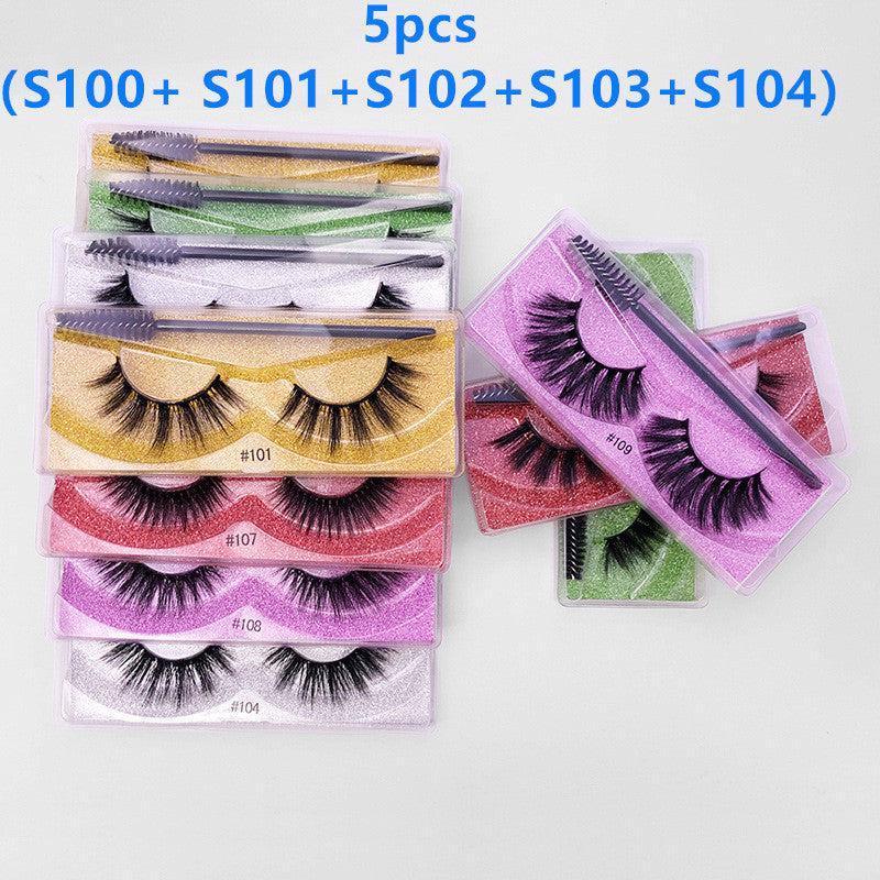 Natural 3D False Eyelashes Brush