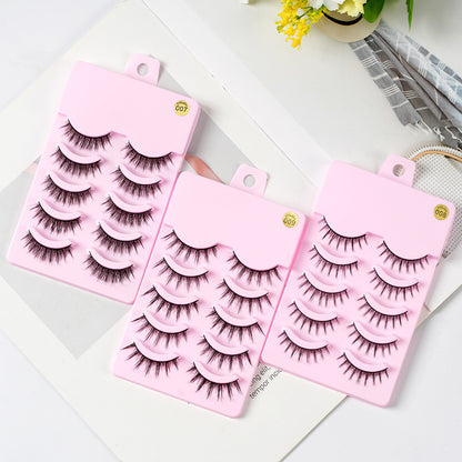 5 Pairs Kitty Lashes Natural Wispy Eyelashes