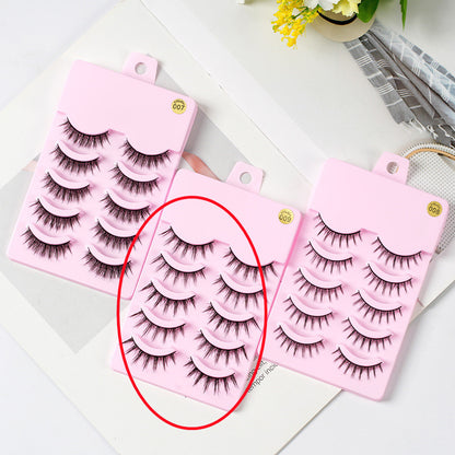 5 Pairs Kitty Lashes Natural Wispy Eyelashes