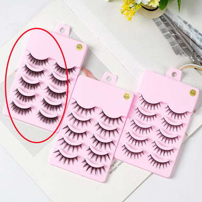 5 Pairs Kitty Lashes Natural Wispy Eyelashes